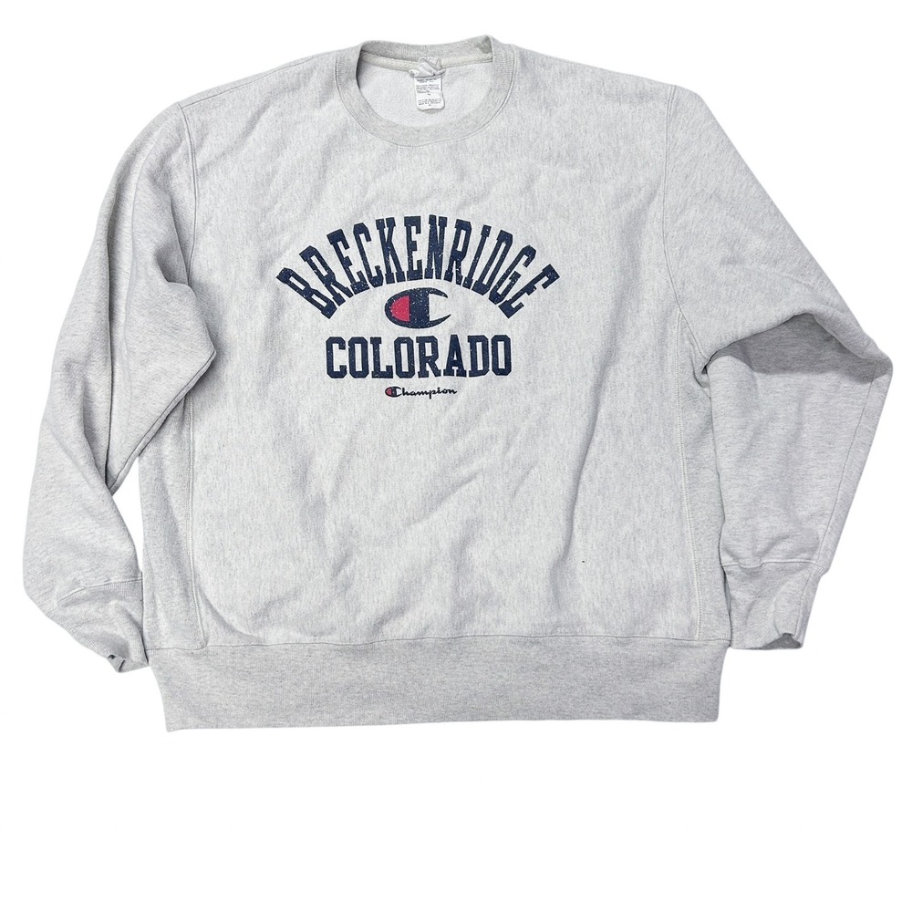 Champion Sweater Men's XL Reverse Weave VTG Breckenridge Colorado 80s 90s